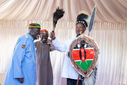 President Museveni Crowned Luo Elder Alongside Kenya’s Head William Ruto