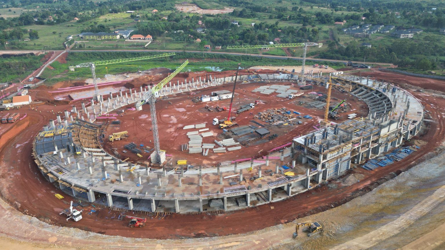 Hoima Stadium Construction Nears Milestones Ahead Of Schedule