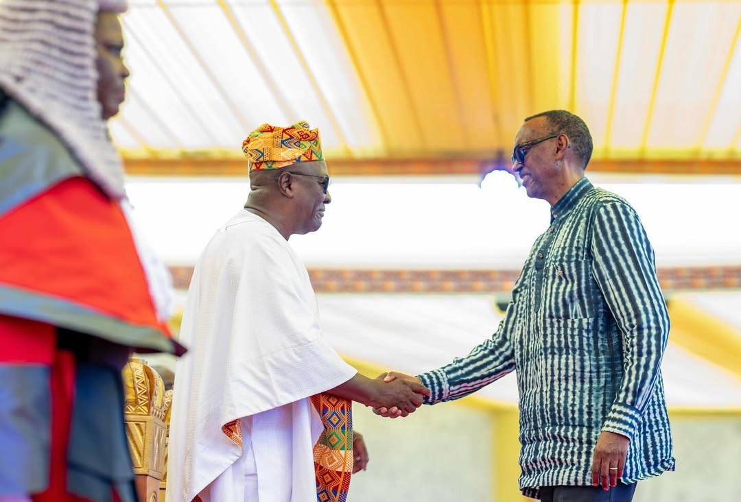 President Paul Kagame on Tuesday joined fellow African Heads of State and dignitaries in Accra, Ghana, for the inauguration ceremony of President-elect John Dramani Mahama and Vice President-elect Naana Jane Opoku-Agyemang.