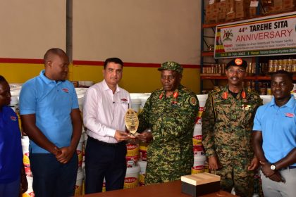 UPDF Receives Paint Donation Worth UGX. 63 Million From Sadolin