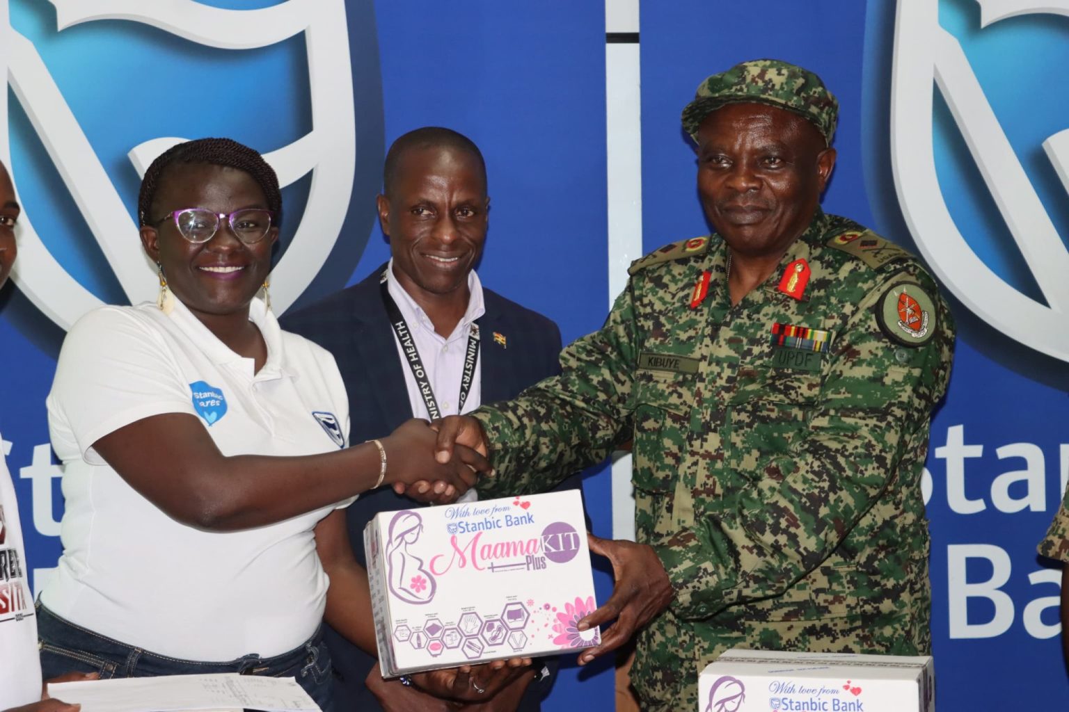 Stanbic Bank Boosts UPDF's Tarehe Sita Celebrations With Maternal Health Donations