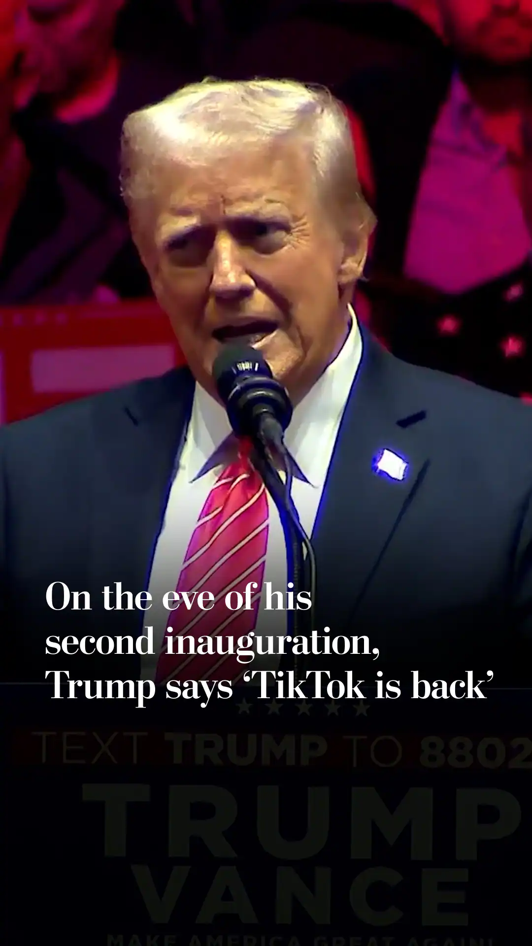President-Elect Donald Trump Announces That 'Tiktok Is Back' In US