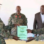 UPDF Maj Gen. Don Nabasa Hands Over Command Of 3 Infantry Division To Brig Gen Wilberforce Sserunkuma