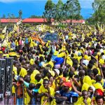 President Museveni campaigning In Sironko District