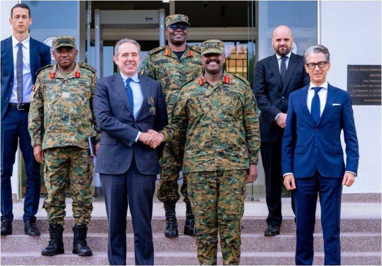Gen. Muhoozi Meets EU Special Representative, Reaffirms Uganda–EU Security Partnership