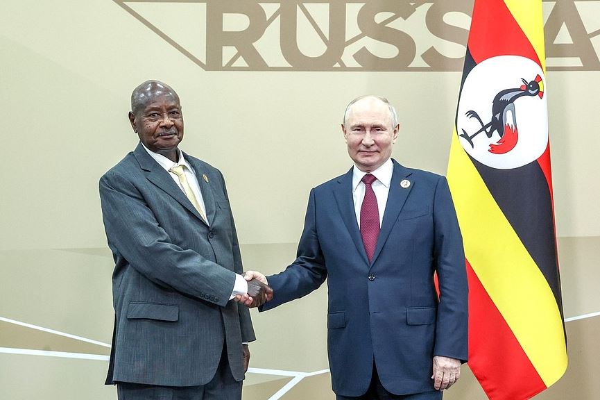 Russia's President Vladimir Putin Congratulates Museveni On Re-election