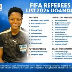 Ugandan Referees Confirmed On FIFA International List For 2026