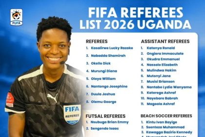 Ugandan Referees Confirmed On FIFA International List For 2026