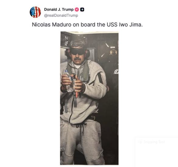 U.S Captures Venezuela's President Nicolas Maduro And Wife, Donald Trump Says