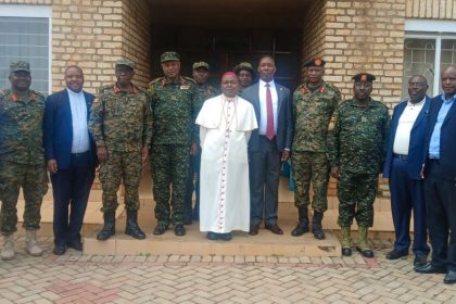 UPDF Tarehe Sita Team Pays Courtesy Visit To Bishop Of Kabale Diocese