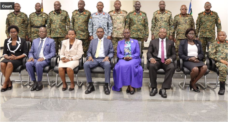 UPDF General Court Martial Head, Members Officially Sworn In