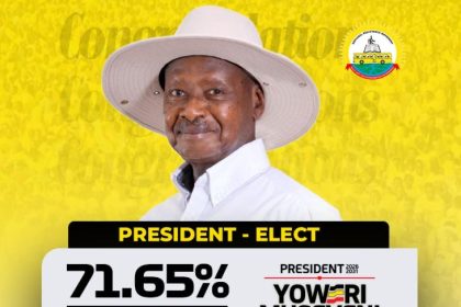 NRM Congratulates Museveni On His 71.65% Presidential Election Victory