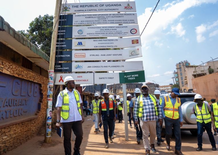 KCCA Deputy ED. Benon Kigenyi Assures Residents Of Safety As City Road Works Progress