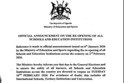 Schools Nationwide To Reopen On February 10, Education Ministry Announces
