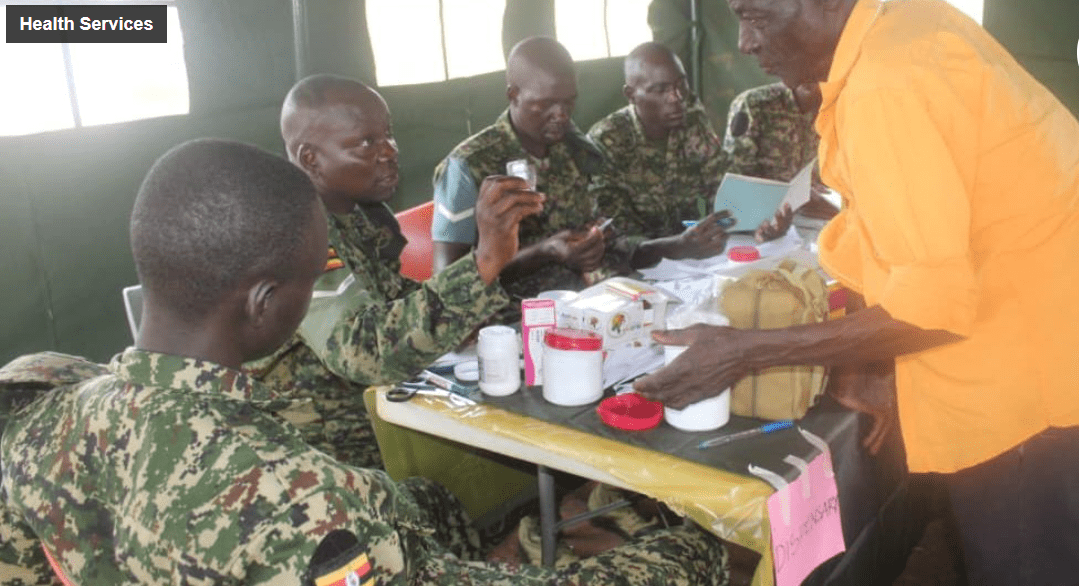 UPDF Conducts Free Medical Camp in Nakaseke During Training Exercise