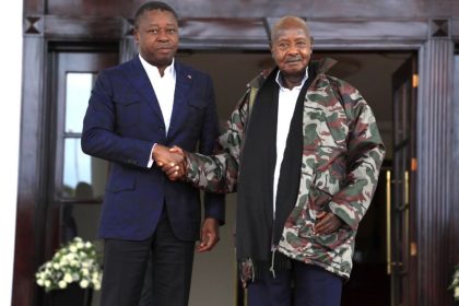 President Museveni Hosts Togo's Leader Essozimna Gnassingbé On AU–EAC–SADC DRC Mediation Visit