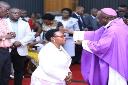 Kasese Diocese Bishop Francis Kibira Urges Christians Meditate Deep Inner Reflection During Lent