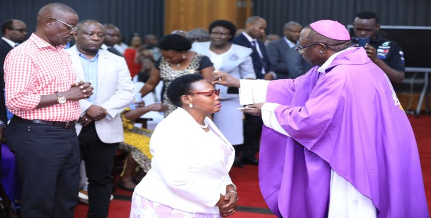 Kasese Diocese Bishop Francis Kibira Urges Christians Meditate Deep Inner Reflection During Lent