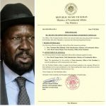South Sudan’s President Salva Kiir Fires Senior Officials After ‘Dead Man’ Named To Elections Committee