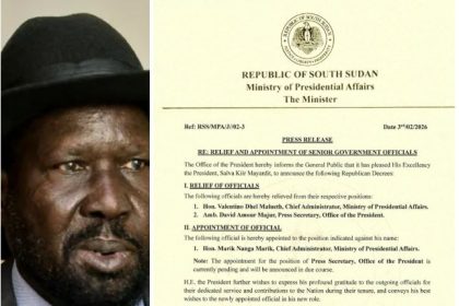 South Sudan’s President Salva Kiir Fires Senior Officials After ‘Dead Man’ Named To Elections Committee
