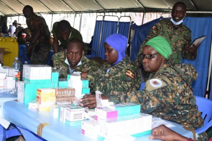 UPDF Provides Free Medical Services to Somali Civilians to Mark 45th Tarehe Sita Anniversary