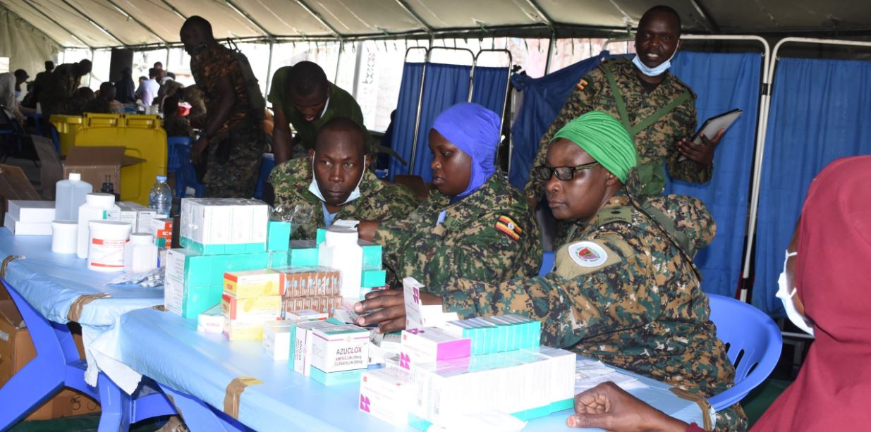 UPDF Provides Free Medical Services to Somali Civilians to Mark 45th Tarehe Sita Anniversary