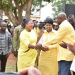 NRM Top Leadership Receives Flowers For Resounding Polls Victory