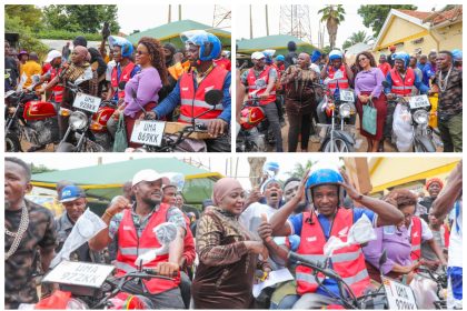 ONC's Hajjat Hadijah Namyalo Empowers Kampala Ghetto Youths With Motorcycles, Tools