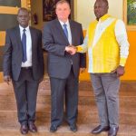 Russia's Ambassador Vladlen Semivolos To Uganda Pays Courtesy Visit To NRM Headquarters