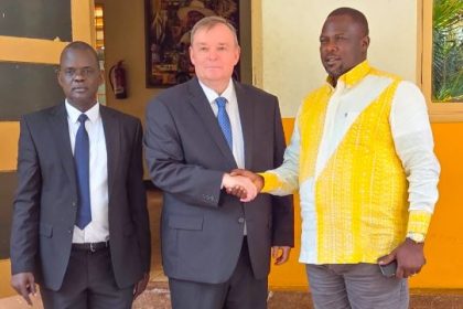 Russia's Ambassador Vladlen Semivolos To Uganda Pays Courtesy Visit To NRM Headquarters