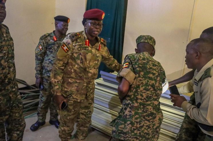 UPDF's 3 Infantry Division Receives 1,320 Iron Sheets From Prime Minister’s Office