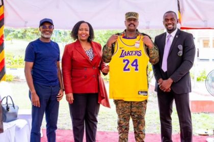 CDF Muhoozi Kainerugaba, NBA Africa CEO Discuss Basketball Development In Uganda