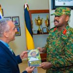 New Israeli Ambassador To Uganda Gideon Behar Meets CDF Muhoozi Kainerugaba