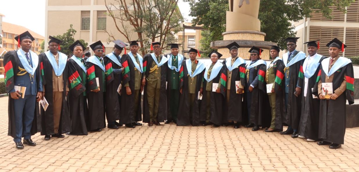 128 UPDF Officers, Civilian Staff Graduate In Defence And Security Studies From Makerere University
