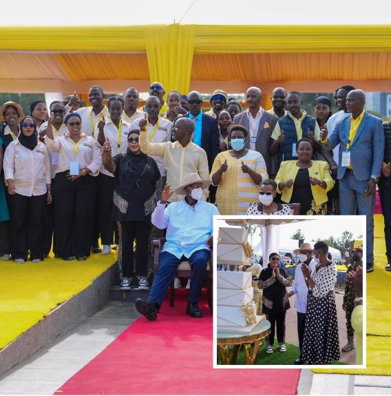 Yoga Yoga Jajja: President Museveni Urges Wealth Creation As Thousands Celebrate His Re-Election at Kololo