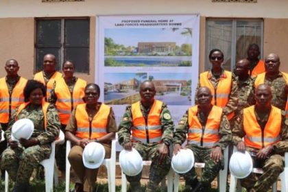 UPDF Breaks Ground For First-Ever Military Funeral Home In Uganda