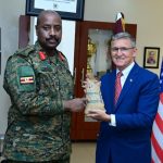 American Military Veteran Meets CDF Muhoozi Kainerugaba, Hails Uganda’s Military leadership