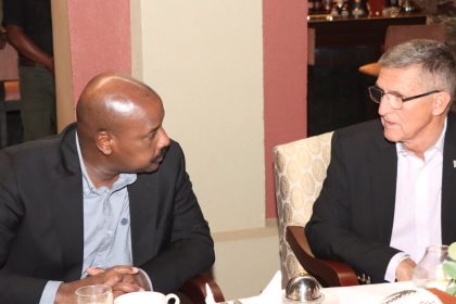 CDF Muhoozi Kainerugaba Hosts Dinner For US General Michael Flynn, Discuss Education And Leadership