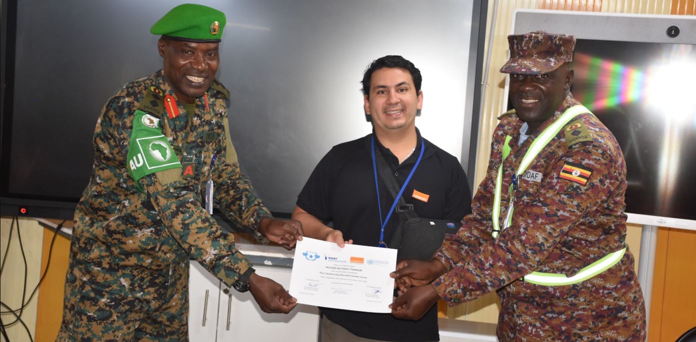 UPDF Officers Complete Aviation Security Course In Mogadishu