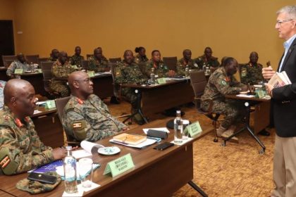 US General Michael Flynn Delivers Lecture On Leadership To UPDF Senior Officers