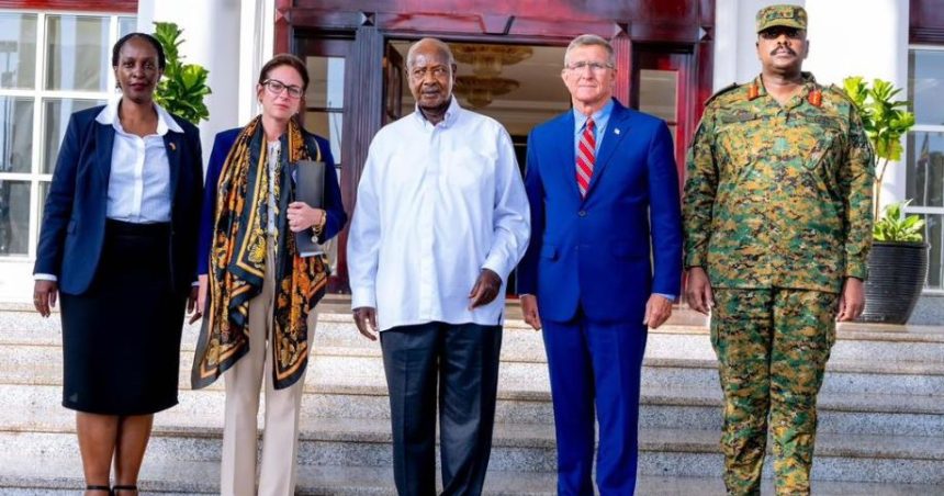 Former U.S Security Advisor Rtd. Gen. Michael Flynn Meets President Museveni During Uganda Visit On Military Cooperation