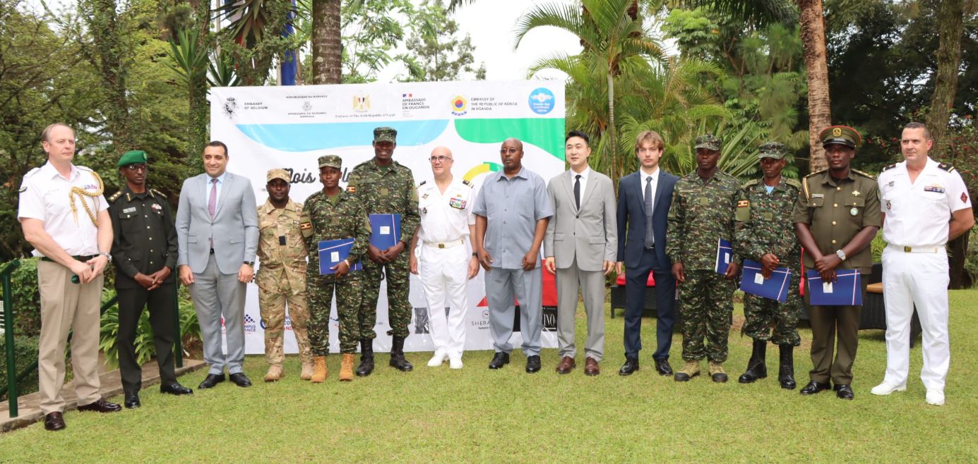 UPDF Officers Graduate In French Language