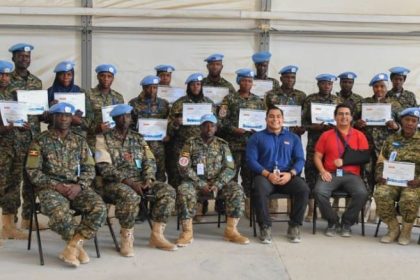 UPDF Troops Serving Under UNGU XII Complete Induction, Security Training In Somalia