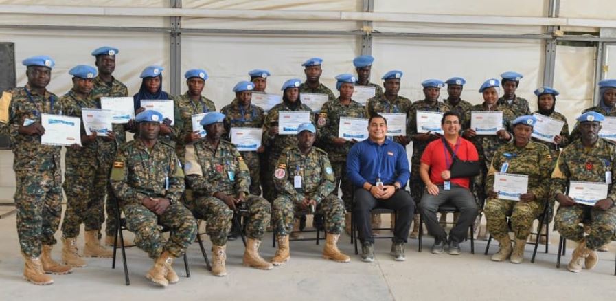 UPDF Troops Serving Under UNGU XII Complete Induction, Security Training In Somalia