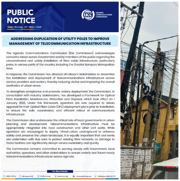 UCC Directs Telecom Firms To Streamline Fibre Infrastructure Deployment