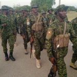 UPDF 15 Marines Brigade Conducts 30KM Route March In Butiaba