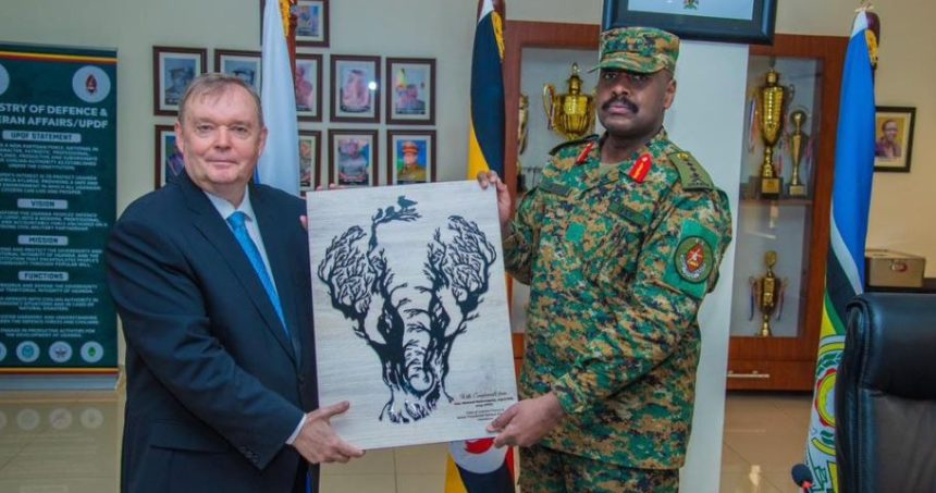 CDF Muhoozi Kainerugaba Commends Outgoing Russian Ambassador Vladlen Semivolos For Strengthening Strategic Military Ties
