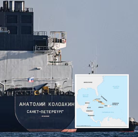 Russian Oil Tanker Reaches Cuba Easing Severe Fuel Crisis