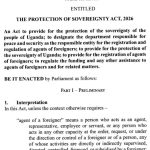 Opposition Calls Sovereignty Protection Bill, Redundant And Unconstitutional
