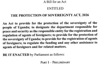Opposition Calls Sovereignty Protection Bill, Redundant And Unconstitutional